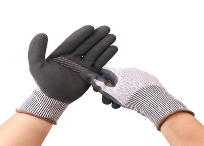 China Resistencia de abrasión superior de corte de HPPE Shell del trabajo del género unisex anti negro de los guantes en venta