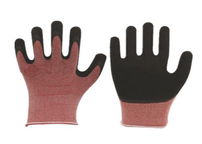 China Nitrile Foam Coated Cut And Puncture Resistant Gloves EN388 Certified for sale