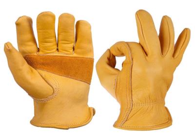 Chine Gants en cuir de sécurité de construction, gants S - 2XL de travail de cuir fendu à vendre