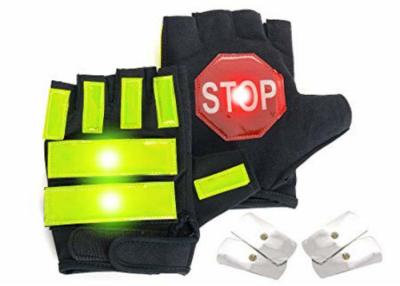 Chine Entraînement des gants réfléchis de contrôle de la circulation de gants, gants de la police de la circulation à vendre