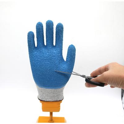 Chine Gants de travail de preuve de coupe de biens/coupés et paume résistante de revêtement d'unité centrale de gants de piqûre à vendre