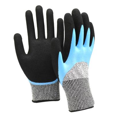 China ZM 13 Gauge anti cut gloves water and oil proff knife cut resistant class 5 anti cut gloves supplier and manufacturer Te koop