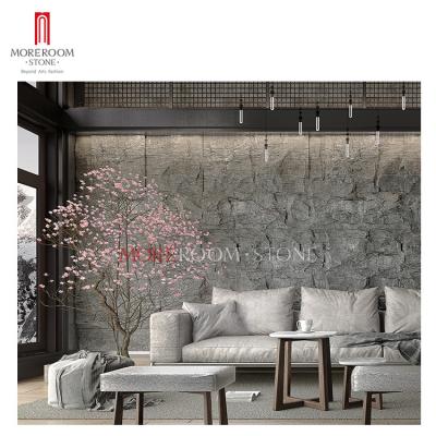 China Environmental protection interior design natural slate culture marble stone wall panels for sale