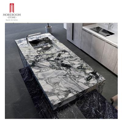 China Primavera Luxury Marble Porcelain Kitchen Countertops for sale