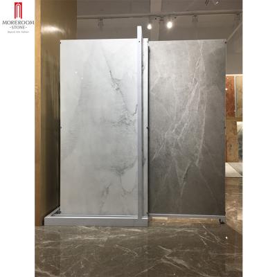 China Europe large size 800x1800mm large format porcelain tile interior floor tile marble design look calacatta white larger for sale