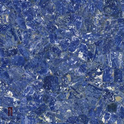 China Offers the real effect of natural marble with the natural vein discontinued Azul Bahia Blue Porcelain Tile for flooring for sale