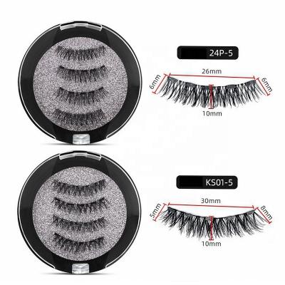 China Natural Private Custom Long Label False Eyelashes and Eyeliner Set Magnetic Eyeliner Kit Magnetic Eyelashes Liner Wicks for sale