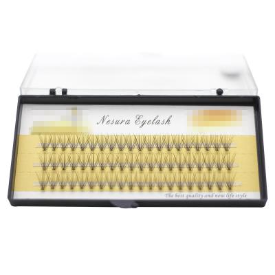 China 60 Group Box False Eyelashes False Eyelashes 3D Mixed Individual Natural Extension Customized Package Logo for sale