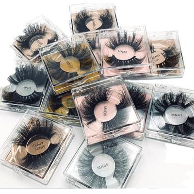 China 100% Customized 100% Natural Eyelash Box Mink Lashes Long Eyelash Vendor 25mm 3d Mink Eyelash Vendor 25mm whips for sale