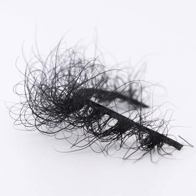 China Private Logo 3D Mink Eyelashes Extension Natural Crisscross Full Strip Package Custom Made False Fluffy Crisscross Mink Lashes Pack False Eyelashes for sale