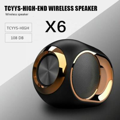 China EZCast X6 Egg Subwoofer TWS Speaker TWS Series Gold Disc Gold Wireless Card Portable Wireless Stereo Speaker for sale