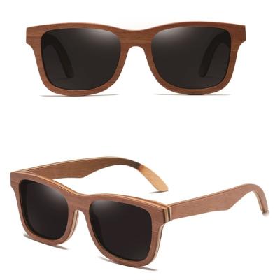 China Fashion Sun Glasses Lens Polarized Wooden Wooden Eyewear Recycle Summer Unisex Popular Model Cheap Eco-Friendly for sale