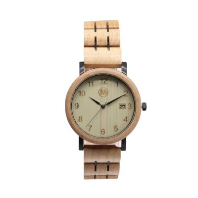 China New arrival unisex bamboo life movement miyota water proof waterproof wooden wrist watch for men/women for sale