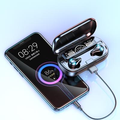 China Hot Selling Amazon In-Ear Multiple Compatibility Wireless Earbuds Mini Over Ear BT 5.2 Earbuds With Power Bank for sale