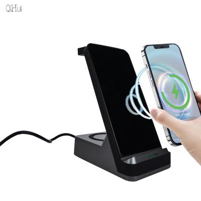 China Smart Watch Phone Smart Portable Stand Charger Wireless Stand 3 in 1 Watch Earphone Fast Charging Station 15W for sale