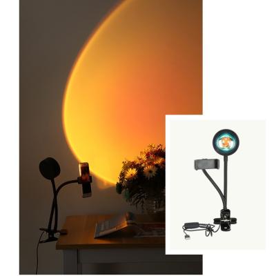 China Modern Sunset Lamp Projection Led Night Light Romantic Visual Mood Lighting Lamp For Living Room Bedroom Decor Wedding Birthday Party for sale