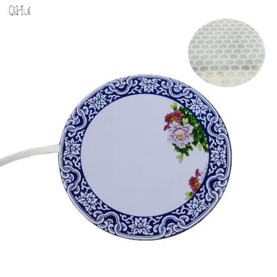 China New Classic/Postmodern Hexagon Mats Silicone Cup Pad Heat-Insulated Chinese Single Bowl Place Mat Decor Home Office Eco-friendly Heating Machine for sale