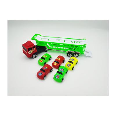 China Plastic Construction Truck Model Car Trailer Diecast Toy Vehicles 34*12 for sale