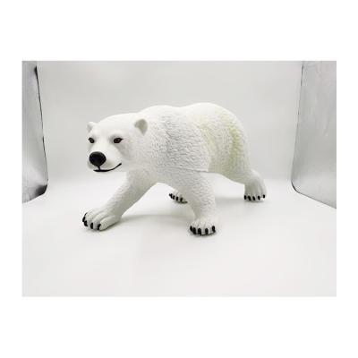 China Creative 3d Wild Intellect Animal Model Teach Polar Bear Toy 50*28*28 for sale