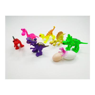 China Children play Mini Plastic Dinosaur Model Toys set with eggs 18*26 for sale