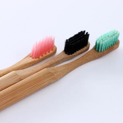 China For Home Use Natural Custom Reusable Soft Bamboo Charcoal Toothbrush Free Sample Bamboo Toothbrush for sale