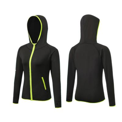 China Breathable Women's Long Sleeve Hooded Sports Training Running Casual Sweatsuit for sale