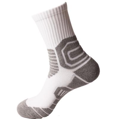 China Antibacterial Mid - Length Basketball Socks Color Towel Bottom Socks Shock Absorption for sale