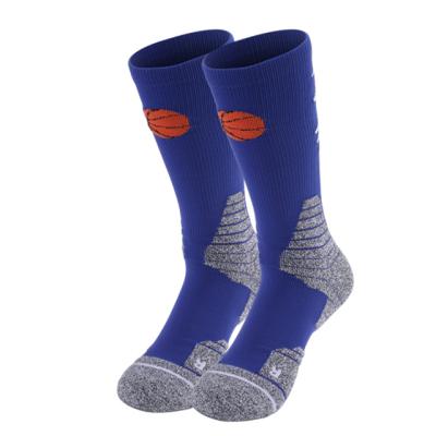 China Breathable Wholesale Price Basketball Happy Crew Socks for sale