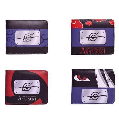 China Anti-theft Naruto Wallet DC Naruto Avengers PU PVC Wallet Supplier Folding Unisex Student Japanese Anime Wallet for sale