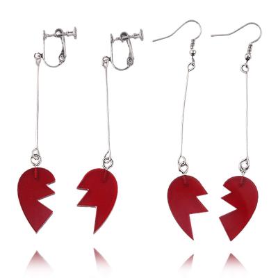 China CLASSIC Anime Weird Adventure Earrings Pop Earrings Acrylic Love Earrings China Jewelry Supplier for sale