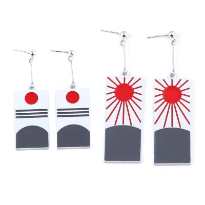 China CLASSIC Acrylic Anime Earrings Two-dimensional Blade Slayer Demon Slayer Hot Selling Women's Earrings for sale