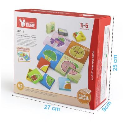 China Toy Vegetable Puzzle Big Building Construction Blocks Set Children Educational Bricks Model Toys For Baby's Gift for sale