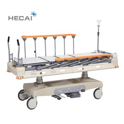 China Metal Hospital Equipment Trolley Medical Emergency Transfer Electric Patient Stretcher for sale