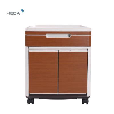 China Hospital Furniture Plastic Medical ABS Beside Locker Bedside Table Bedside Cabinet With Multicolor for sale