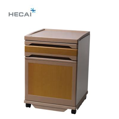 China Plastic And Steel Hospital Bedside Medical Cabinet With Drawer LS-500 for sale