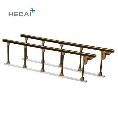 China LS-1300A Furniture Aluminum Alloy Hospital Bed Side Commercial Protective Folding Fence Railing for sale