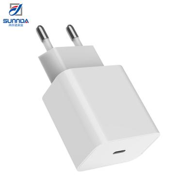 China 20W PD High Speed ​​Portable Charger Adapter For iphone12 Dual Usb Qc3.0 Mobile Phone Wall Charger EU US UK Plug for sale