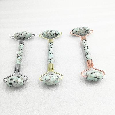 China KCONYD Factory Wholesale Natural Blue-Straight Jade Face Roller-Tiansha Hand-Classic Stents for sale