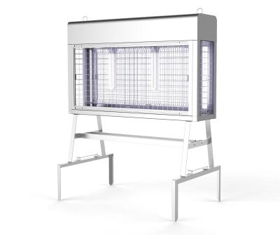 China Ranure el insecto al aire libre Zapper del jardín CFL del metal del aparador del tubo ULTRAVIOLETA de E27 2×50W en venta