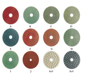 China wet polishing pad for granite, marble , concrete, crystal, glass, gemstone, tile for sale