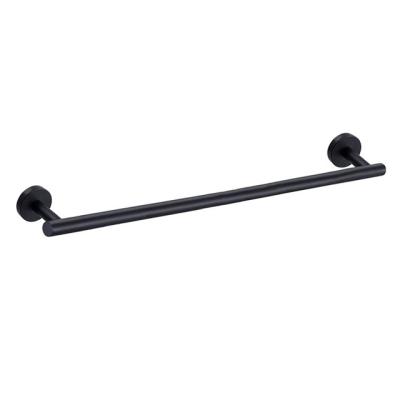 China Hot Selling Matte Black 24Inch Hand Bathroom Towel Rack Kitchen Modern Factory Free Punch Towel Rack for sale