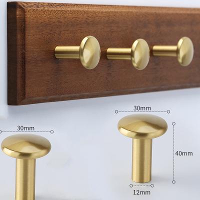 China Modern Solid Gold Brass Coat Hooks Wall Hanger Mounted Bathroom Hook Wall Rack Holder with Towel Racks and Hooks and Wall Organization for sale