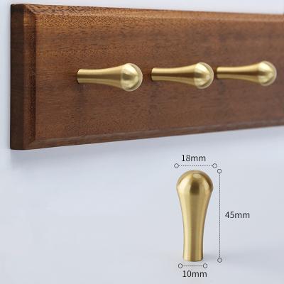 China Modern Solid Brass Coat Hooks Wall Hooks and Coat Racks Metal Hook for sale