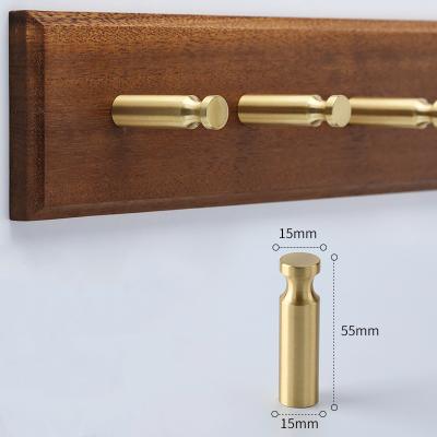 China Modern Solid Brass Coat Hooks Wall Hanger Mounted Bathroom Hook Kitchen Dish Organizer Hooks and Rails Hooks and Wall Organization for sale