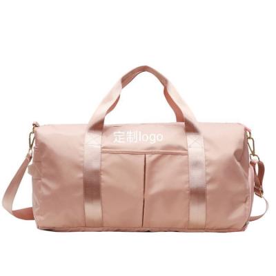 China High Quality Large Capacity Folding Ladies Shoulder Bag Cheap Handbags Woman Handbags Fleece Traveling Bags Casual Luggage for sale