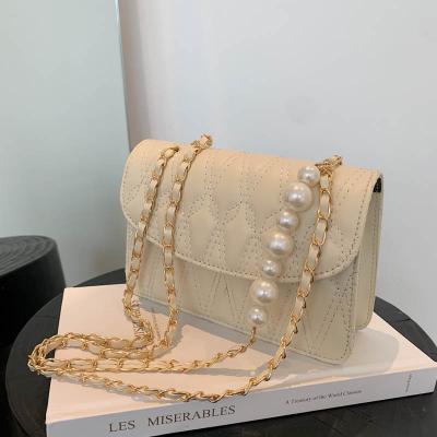 China Waterproof Luxury New Designs Fashion Messenger Ladies Handbags Shoulder Chain Bag for sale