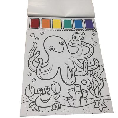 China Education Educational Large Customizable Water Magic Coloring Book Printer For Kids Drawing for sale