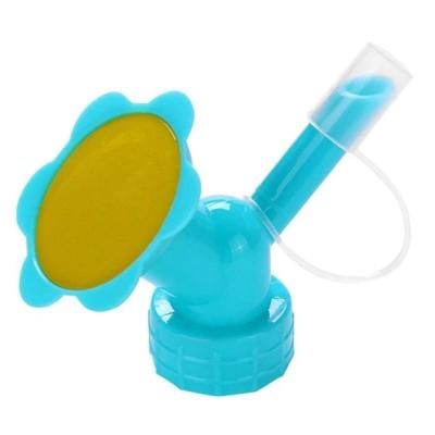 China Pastoral Watering Sprinkler Nozzle For Flower Watering Can Sunflower Plant Dual Head Portable Irrigation Easy Tool Waterer for sale