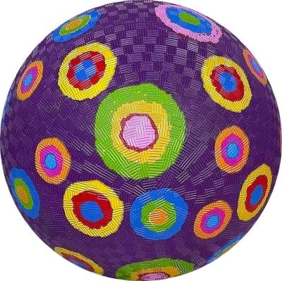 China Soft Toy Top Selling kids Rubber Colorful printing Inflatable Playground Kick Ball for sale