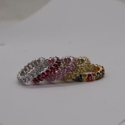 China FASHIONABLE Wholesale Jewelry CZ Stones Gold Plated Rings Diamond Finger Rings For Women for sale